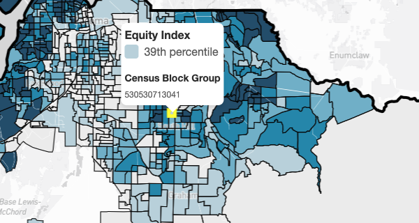 View results for a specific area